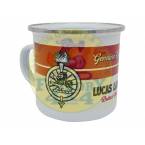 Lucas Classic Flambeau Enamel Mug & Coaster